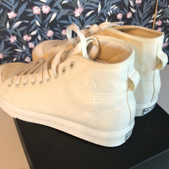 Adidas by Raf Simons Spirit canvas high top sneakers - Picture 5 of 16